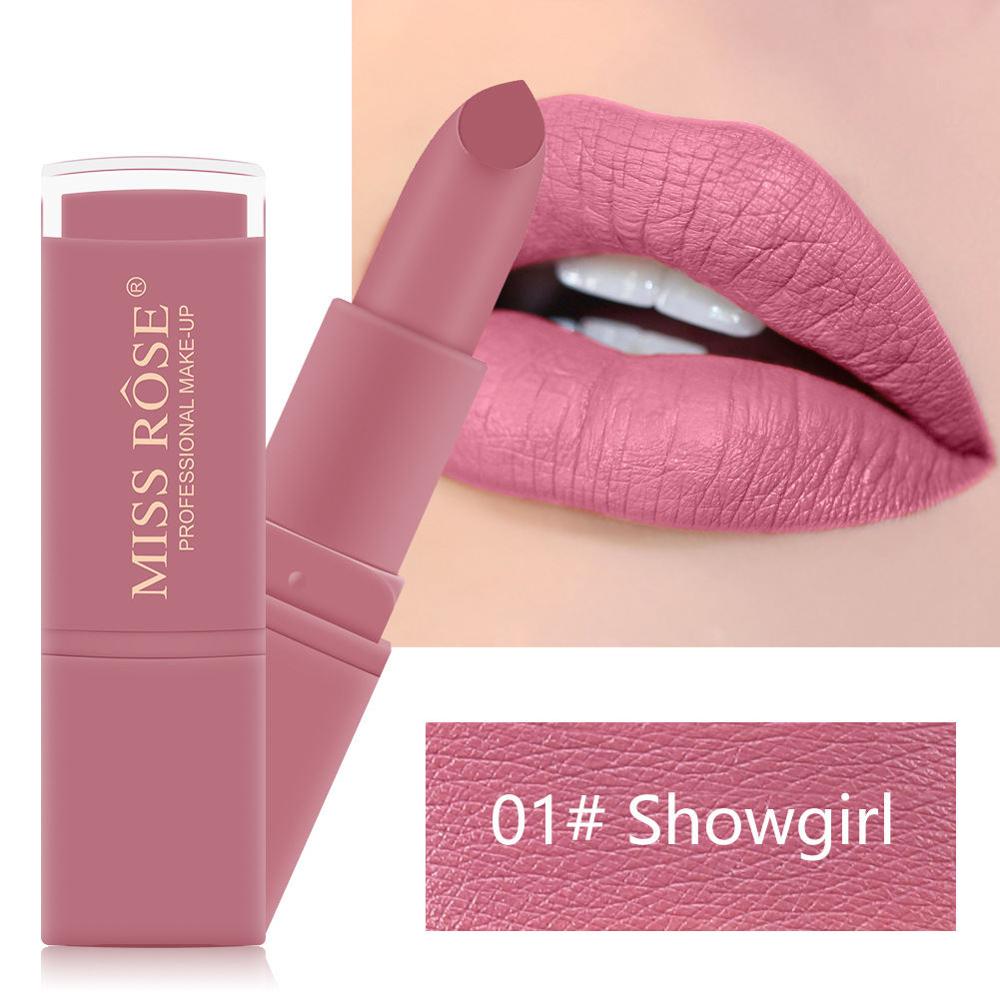 MISS ROSE Waterproof Nude Matte Lipstick DromedarShop.com Online Boutique