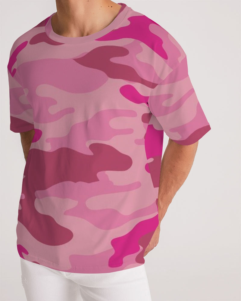 Pink  3 Color Camouflage Men's Premium Heavyweight Tee DromedarShop.com Online Boutique