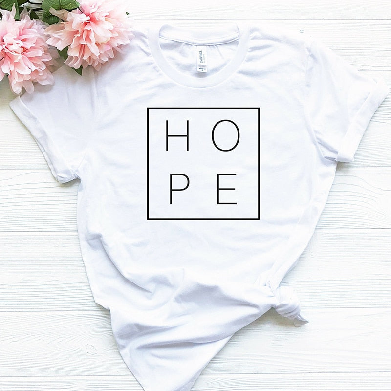 Women T Shirt " Hope " DromedarShop.com Online Boutique