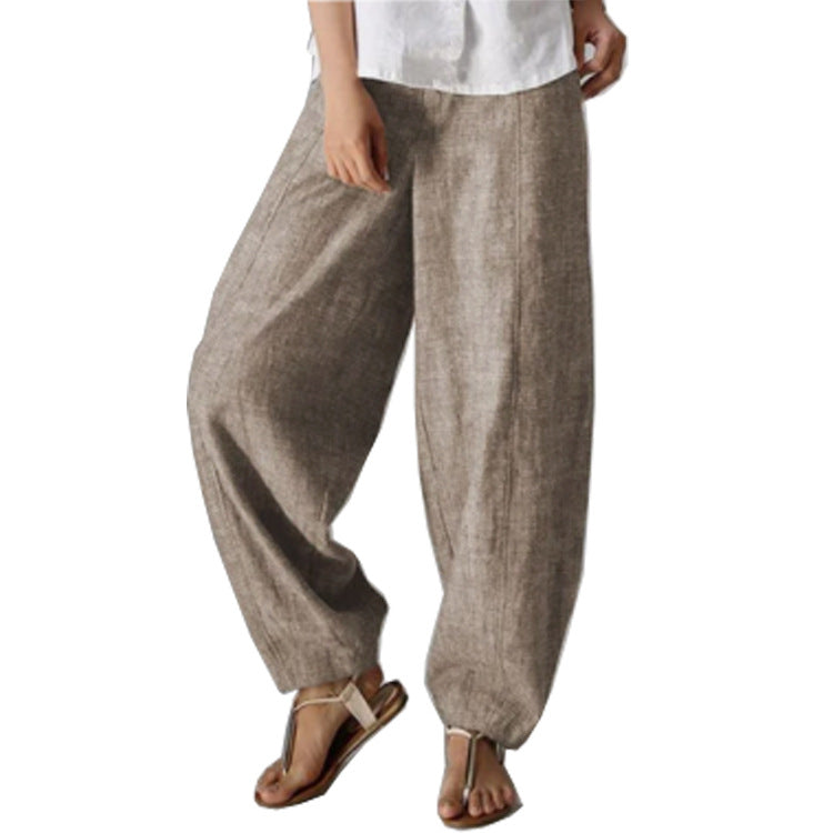 Women Solid Color High Waist Wide Leg Pants - DromedarShop.com Online Boutique