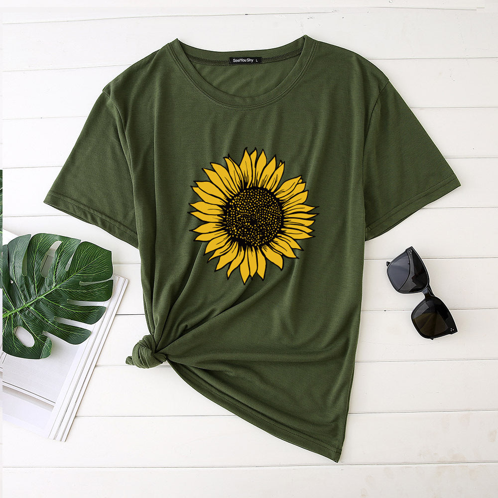 Sunflower Women's T-Shirt - DromedarShop.com Online Boutique