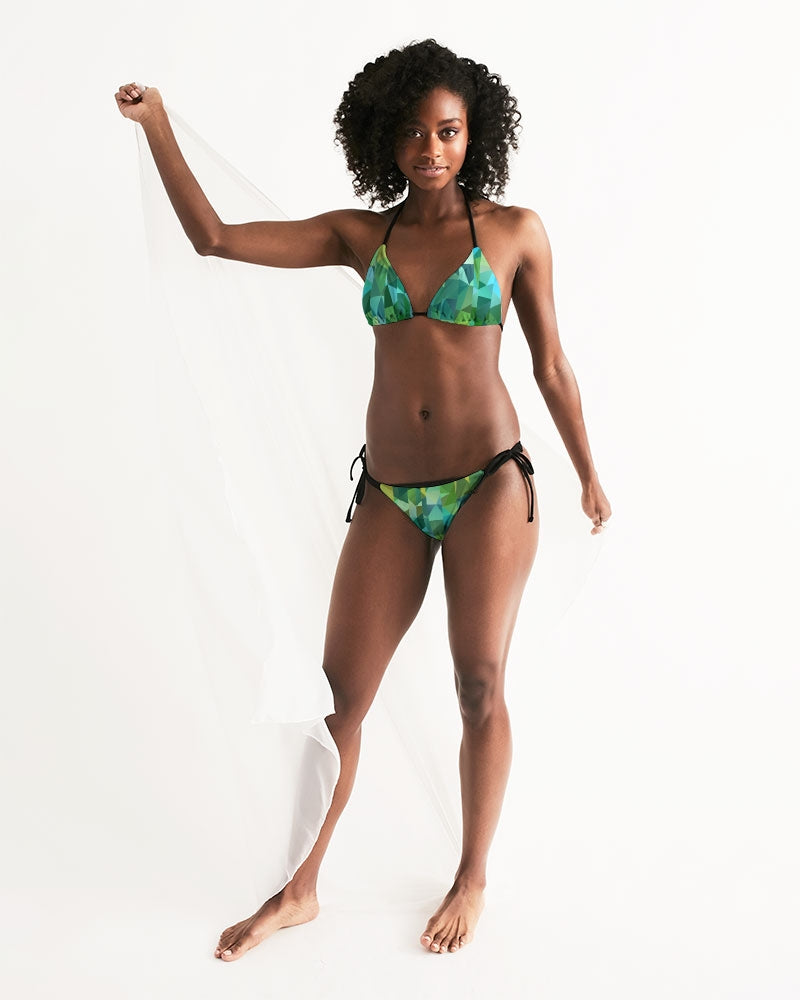 Green Line 101 Women's Triangle String Bikini DromedarShop.com Online Boutique