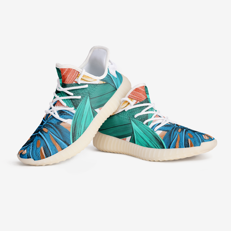 Aztec Leaves Unisex Lightweight Sneaker YZ Boost DromedarShop.com Online Boutique
