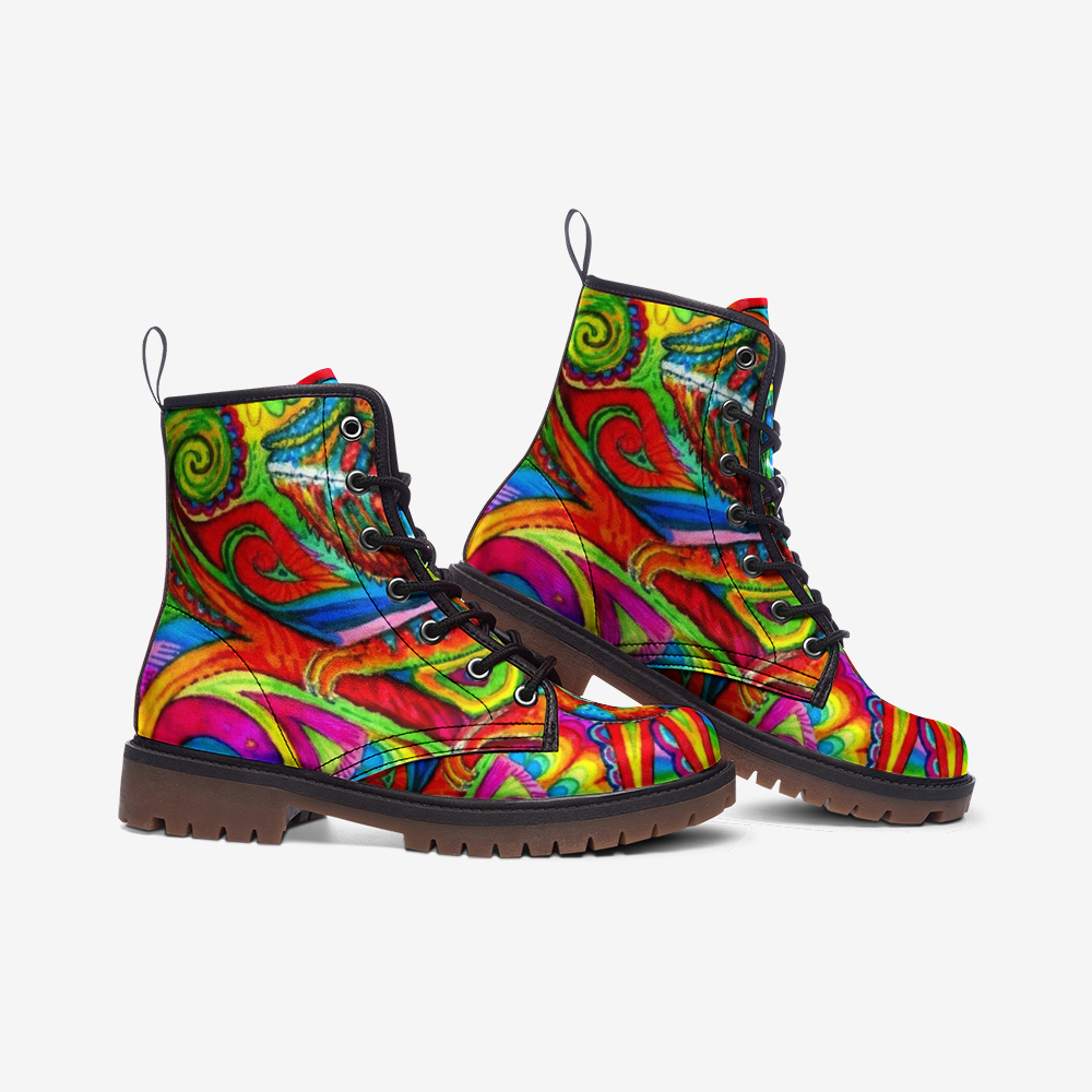 Full of Colors Casual Leather Lightweight Unisex Boots DromedarShop.com Online Boutique