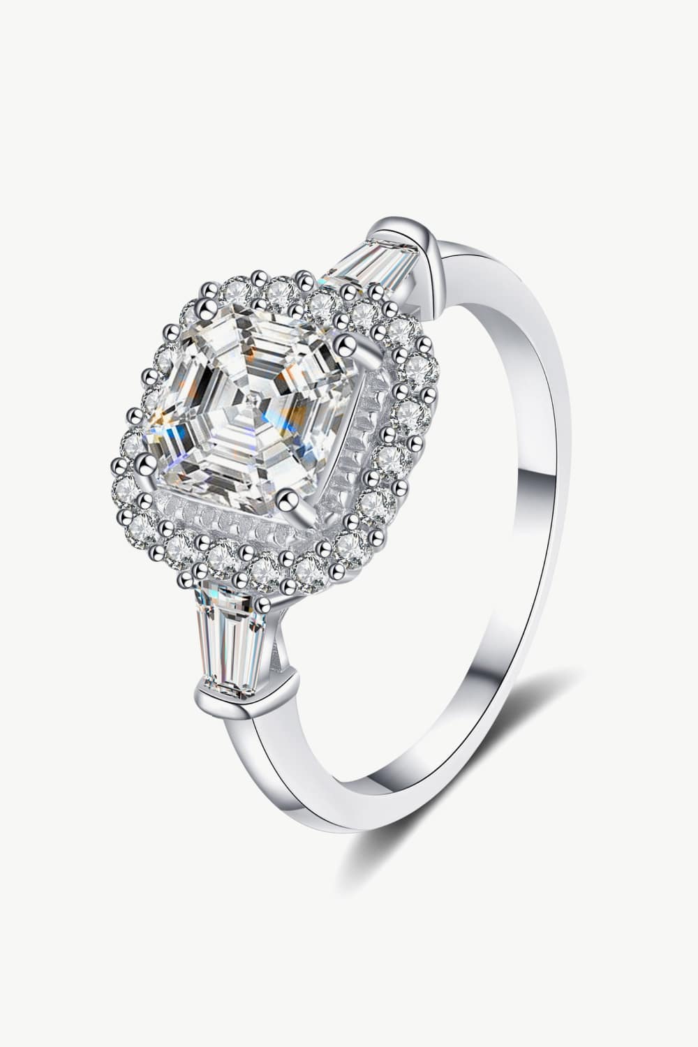 So Much Shine 2 Carat Moissanite Sterling Silver Ring - DromedarShop.com Online Boutique