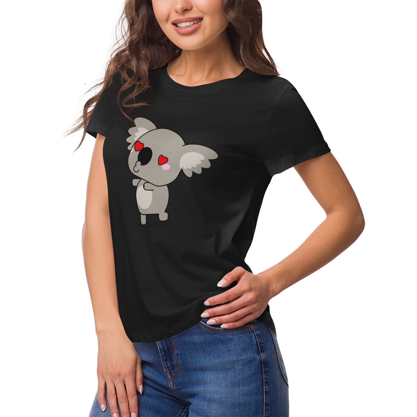 Koala Serie 26 Women's Ultrasoft Pima Cotton T‑shirt - DromedarShop.com Online Boutique