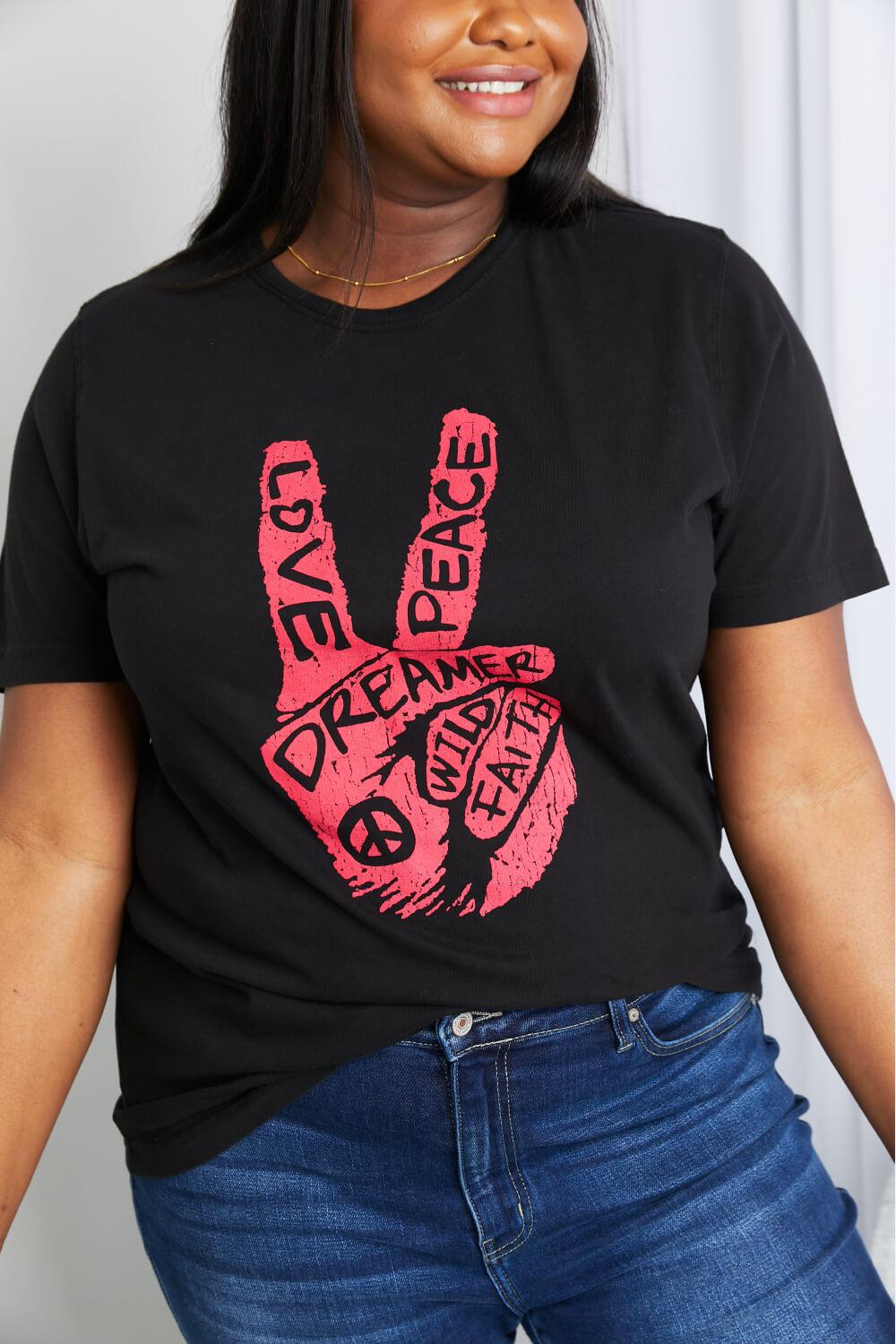 Full Size Graphic Tunic T-Shirt DromedarShop.com Online Boutique