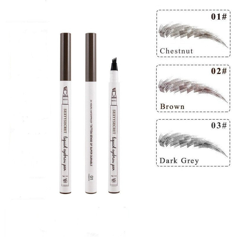 4 Colors Eyebrow pencil DromedarShop.com Online Boutique