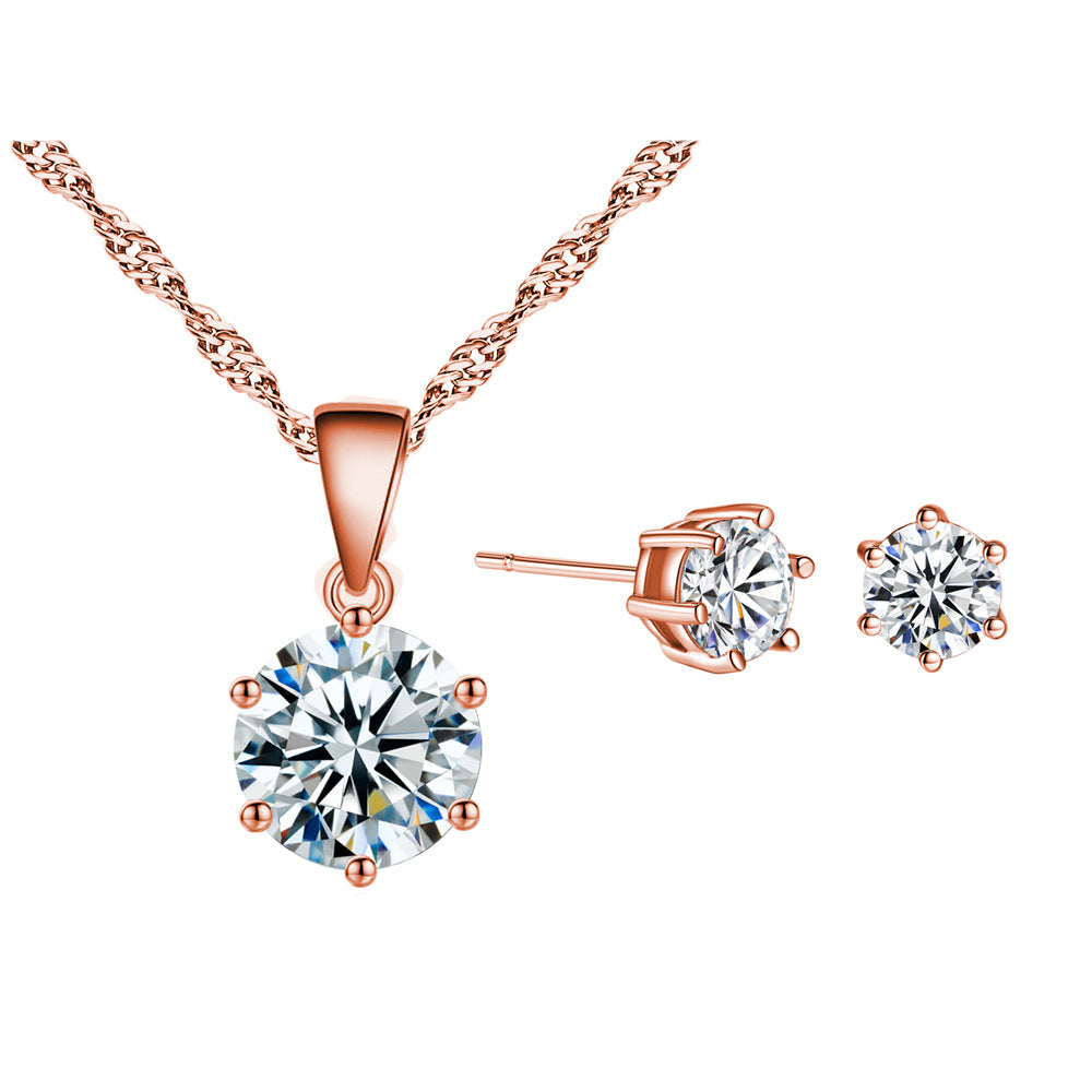 Jewelry 925 Sterling Silver Earring Pendant Necklace Sets DromedarShop.com Online Boutique
