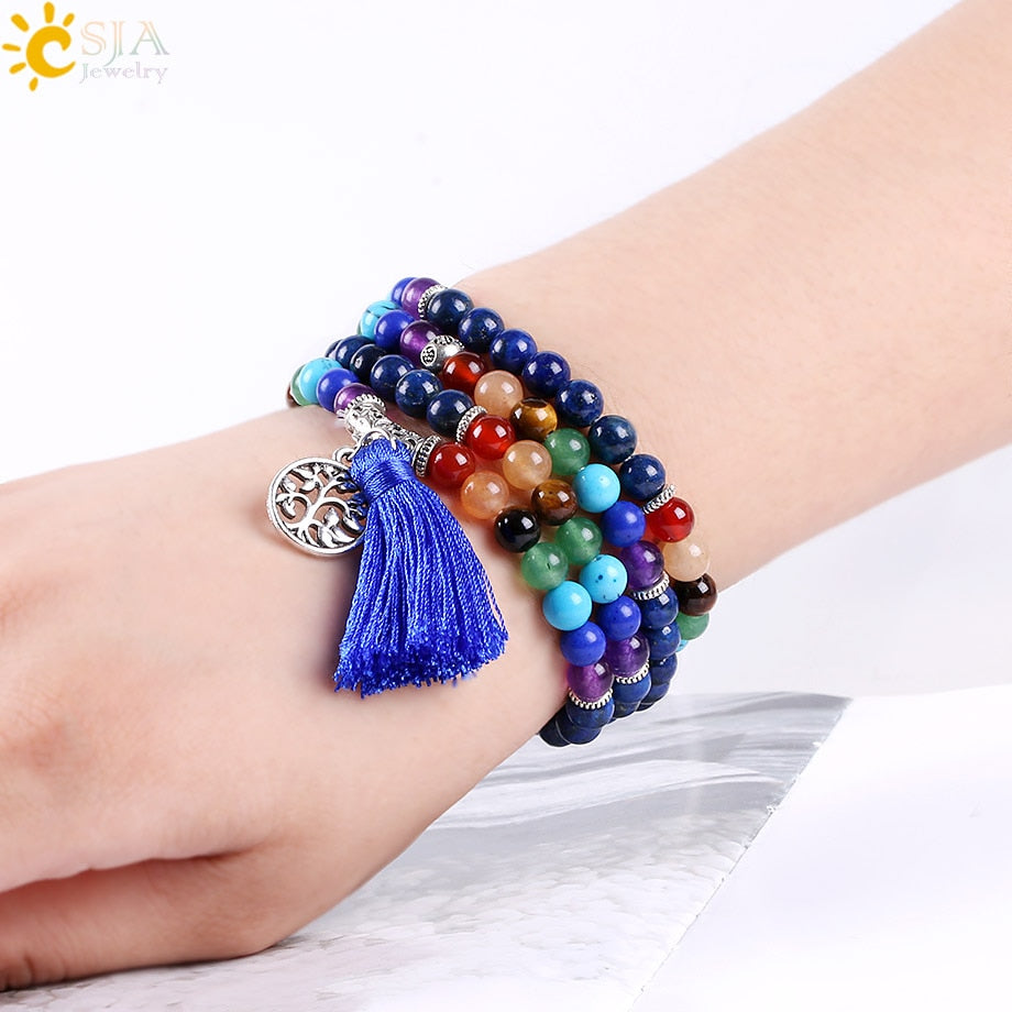 7 Chakra Bracelets DromedarShop.com Online Boutique