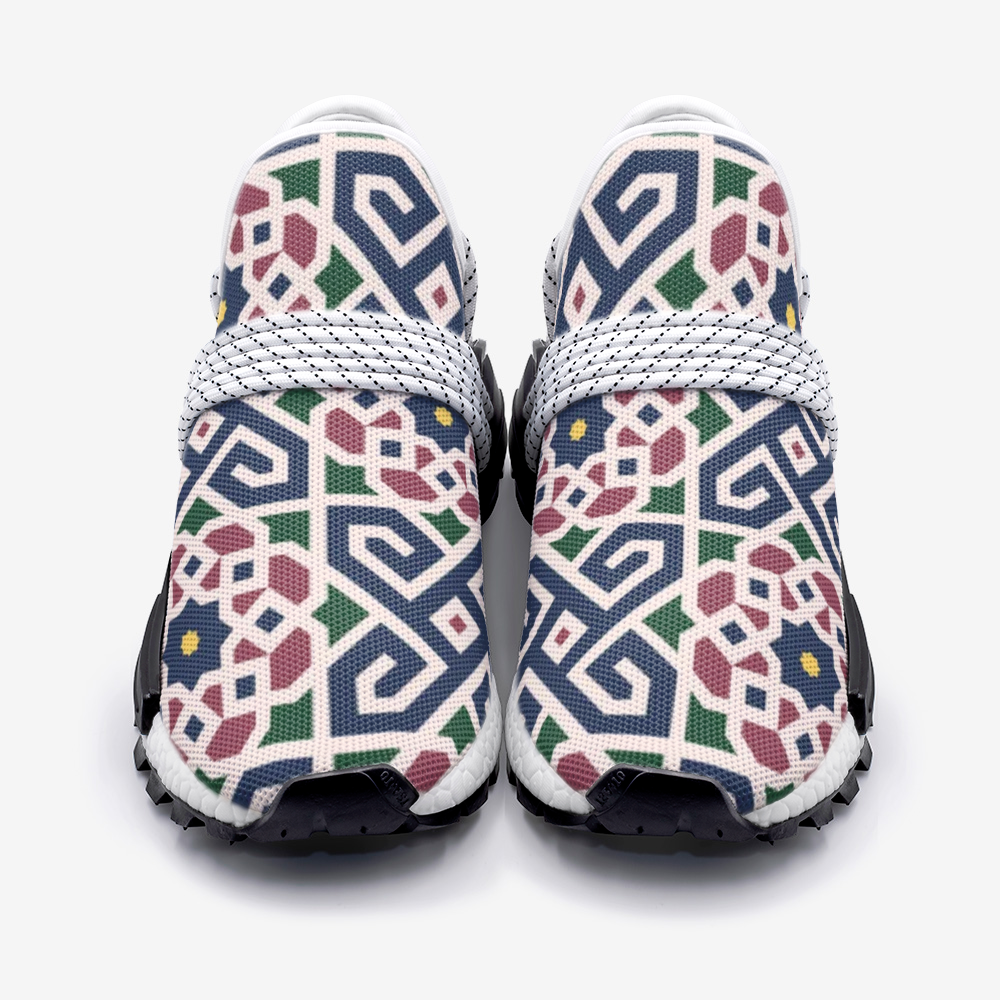 Miracle of the East Moroccan pattern Unisex Lightweight Sneaker S-1 Boost DromedarShop.com Online Boutique