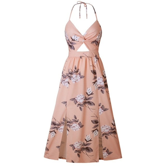 Summer Casual Sleeveless Maxi Women's Dress - DromedarShop.com Online Boutique
