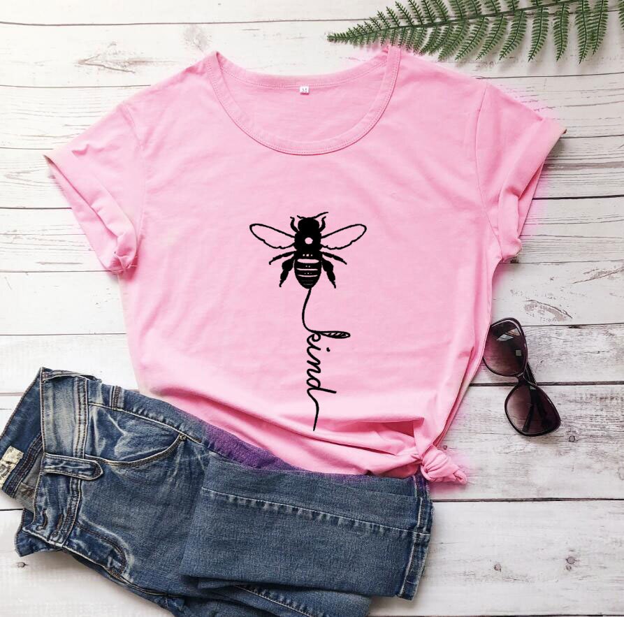 Bee Kind Women Tee DromedarShop.com Online Boutique
