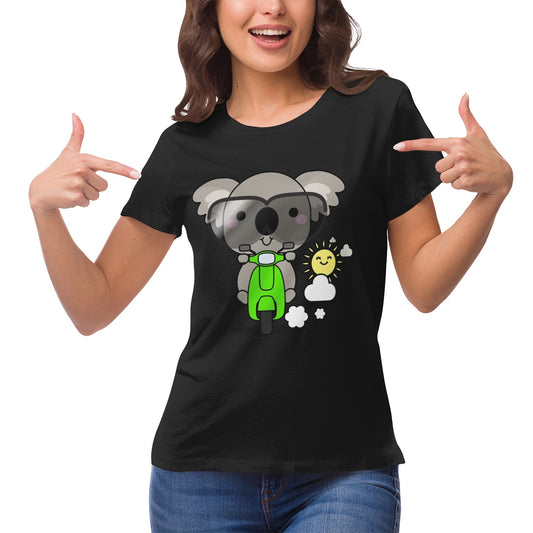 Koala Serie 19 Women's Ultrasoft Pima Cotton T‑shirt - DromedarShop.com Online Boutique