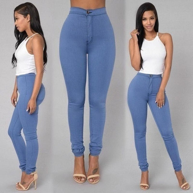 Plus Size High Waist Skinny Jeans DromedarShop.com Online Boutique