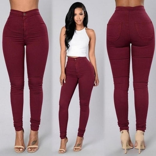 Plus Size High Waist Skinny Jeans DromedarShop.com Online Boutique