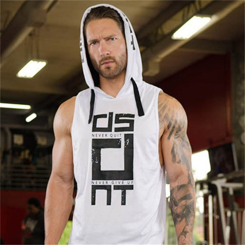 Fitness Mens Bodybuilding Workout Muscle Male Activewear Shirt - DromedarShop.com Online Boutique