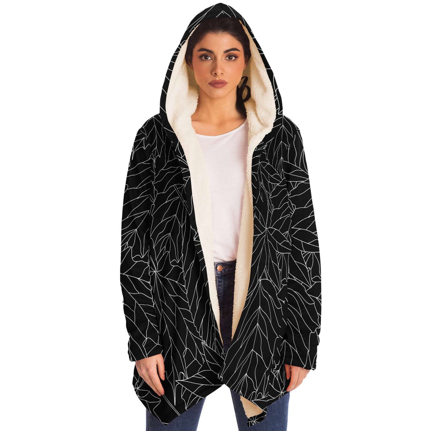 Autumn pattern Microfleece Cloak DromedarShop.com Online Boutique