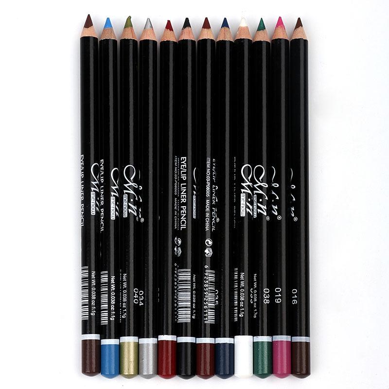 12Colors Eye Make-Up Eyeliner Pencil Waterproof DromedarShop.com Online Boutique