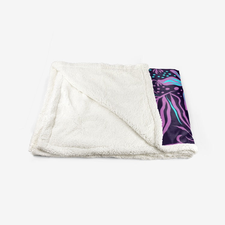 Purple sheets Double-Sided Super Soft Plush Blanket DromedarShop.com Online Boutique