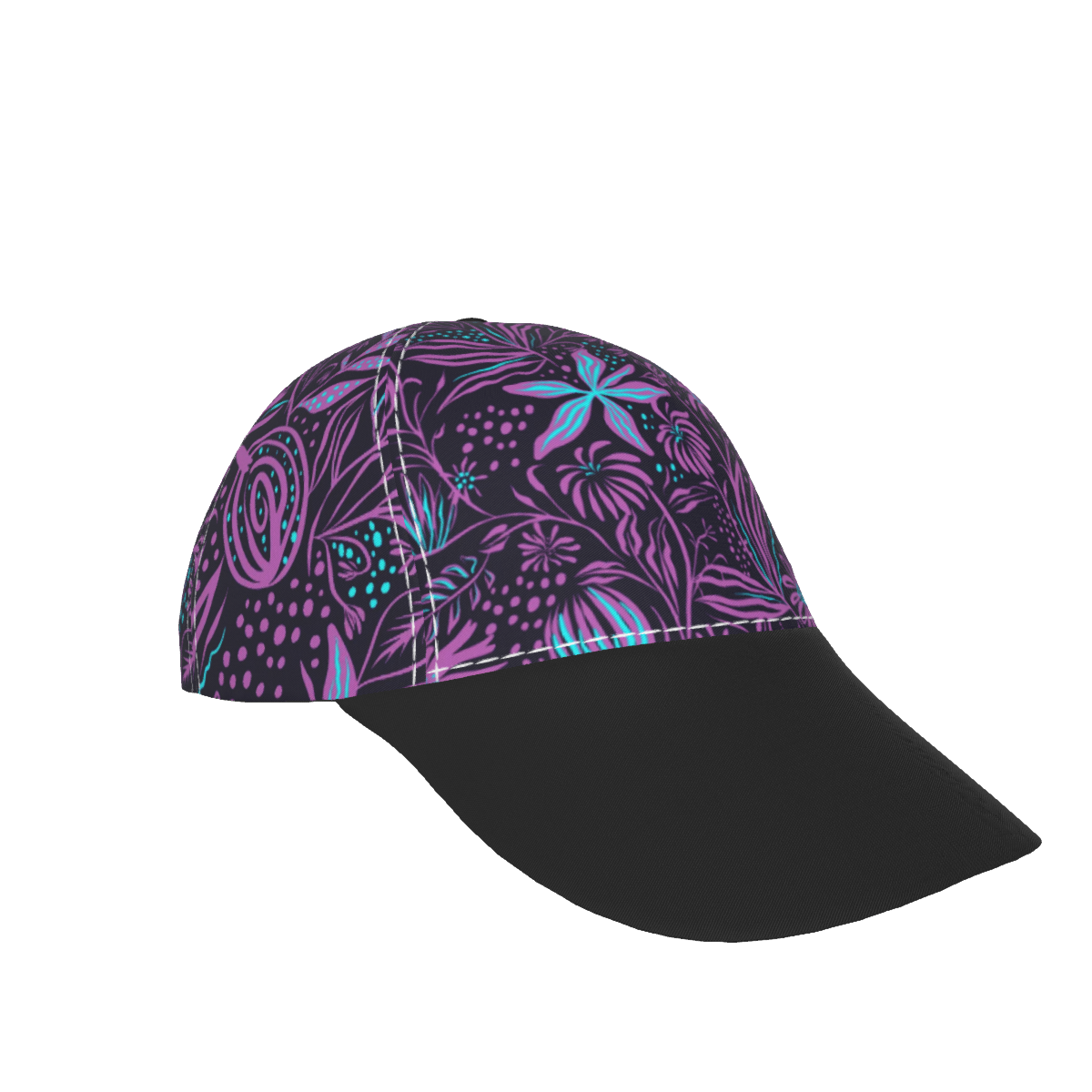 Purple Sheets with Black Peaked Cap - DromedarShop.com Online Boutique