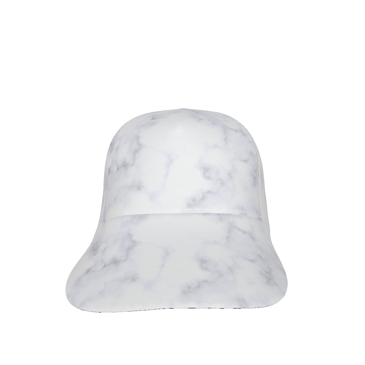 White Marble Peaked Cap - DromedarShop.com Online Boutique