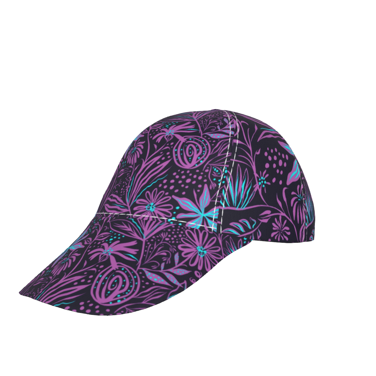 Purple Sheets Peaked Cap - DromedarShop.com Online Boutique