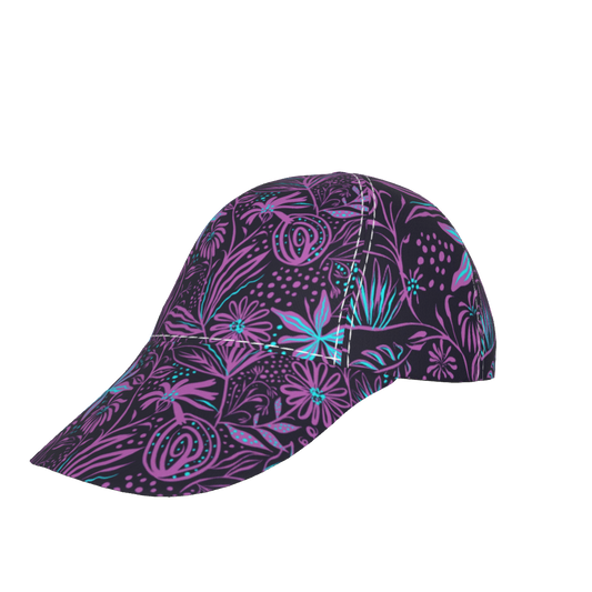 Purple Sheets Peaked Cap - DromedarShop.com Online Boutique