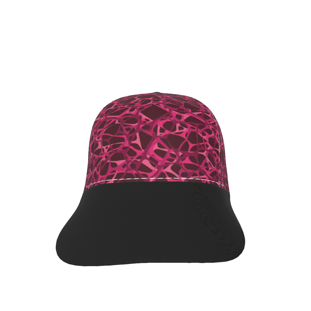Pink and Black Peaked Cap - DromedarShop.com Online Boutique