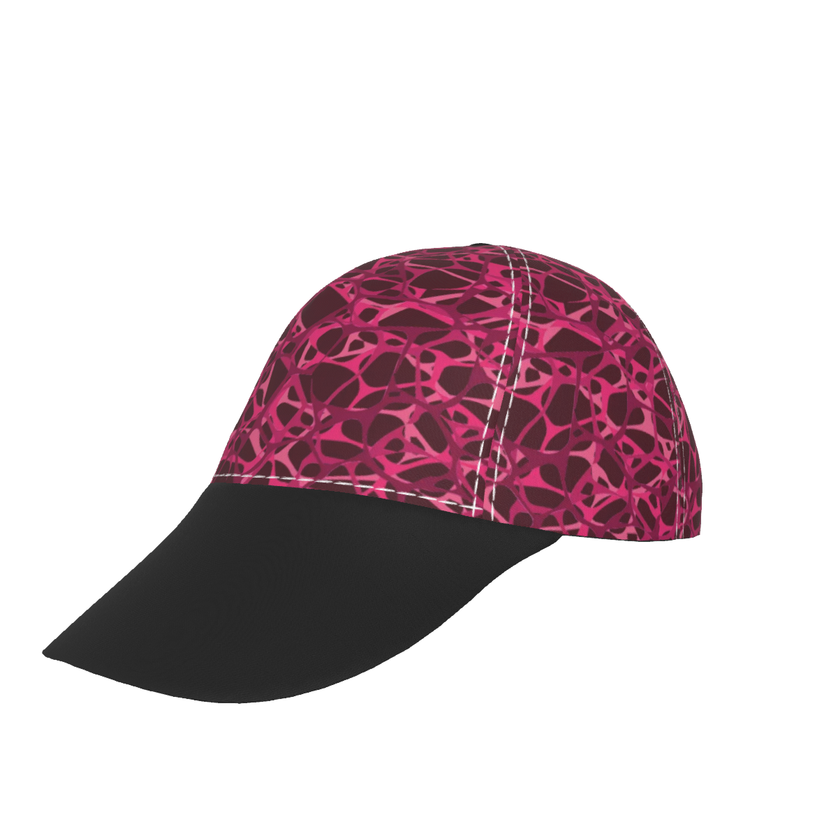 Pink and Black Peaked Cap - DromedarShop.com Online Boutique
