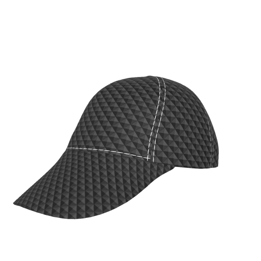 Black Carbon Peaked Cap - DromedarShop.com Online Boutique