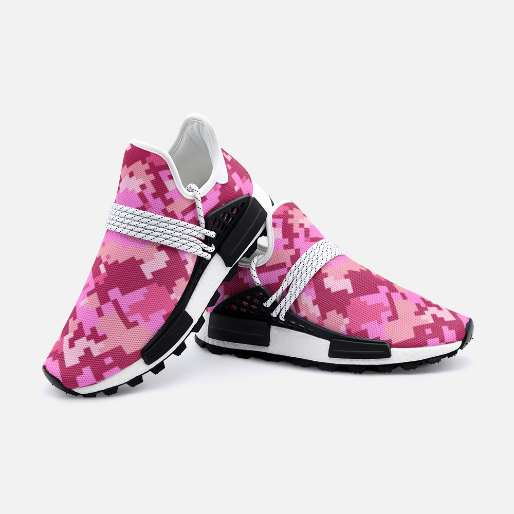 Archivo Pixel Camouflage Unisex Lightweight Sneaker S-1 Boost DromedarShop.com Online Boutique