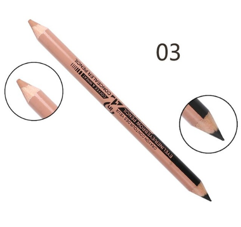 12PCS Conceale r& Eyebrow Pencil 2 in 1 Makeup DromedarShop.com Online Boutique