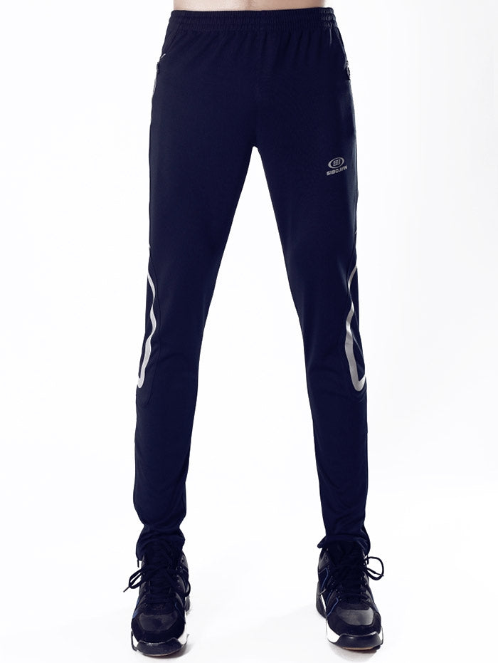 Luminous Icon Stripe Zipper Pocket Activewear Pants - DromedarShop.com Online Boutique