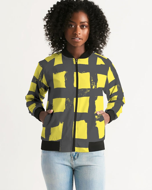 Lemon Aroma Women's Bomber Jacket DromedarShop.com Online Boutique