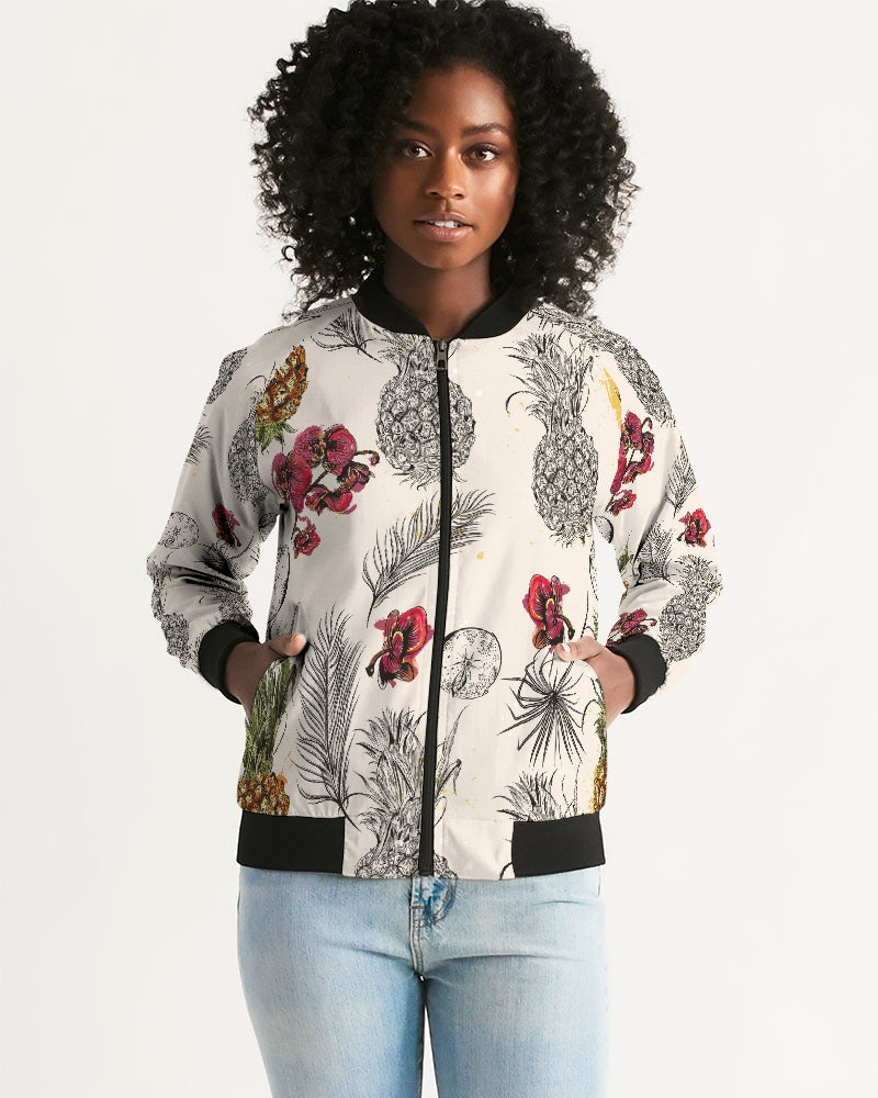 Pineapple Women's Bomber Jacket DromedarShop.com Online Boutique