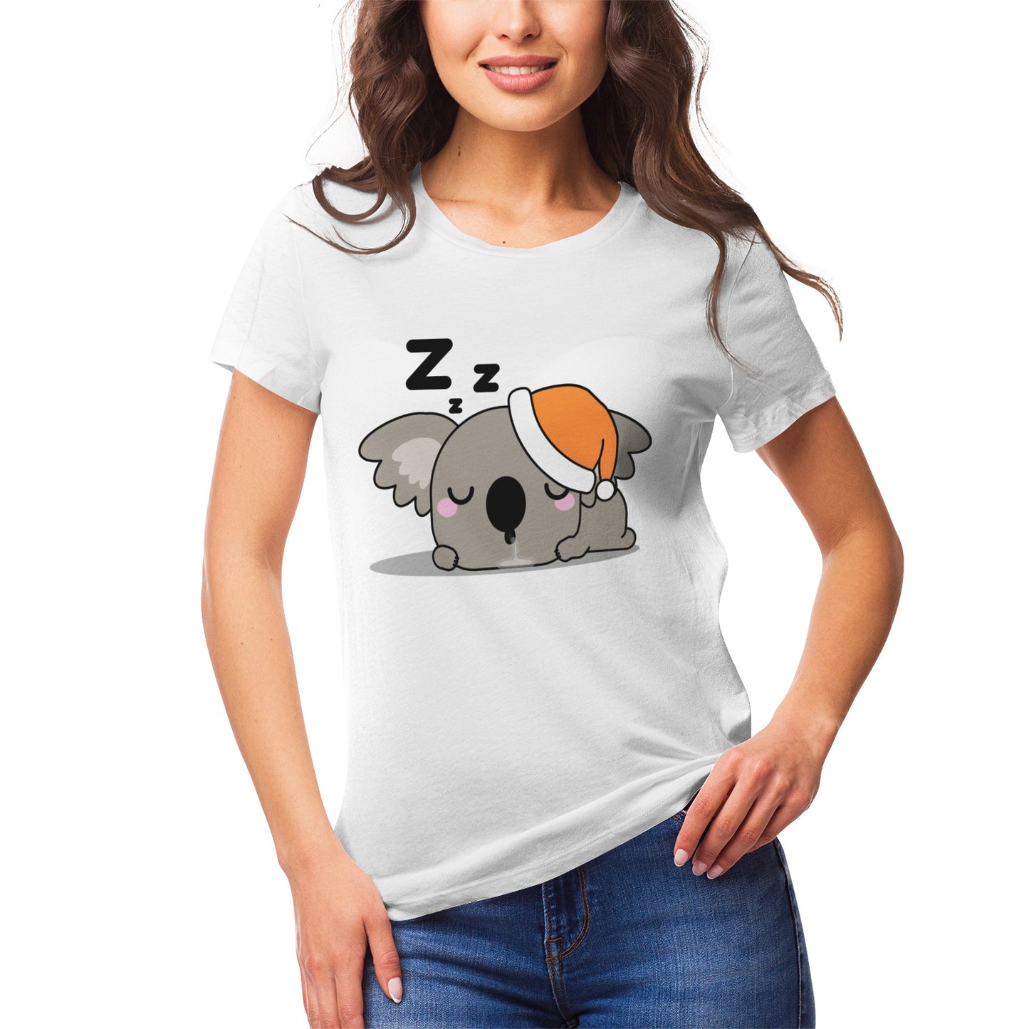 Koala Serie 14 Women's Ultrasoft Pima Cotton T‑shirt - DromedarShop.com Online Boutique