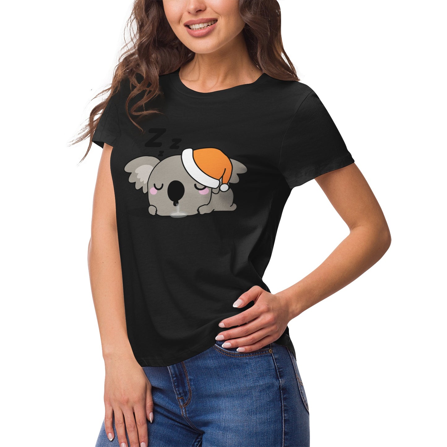 Koala Serie 14 Women's Ultrasoft Pima Cotton T‑shirt - DromedarShop.com Online Boutique
