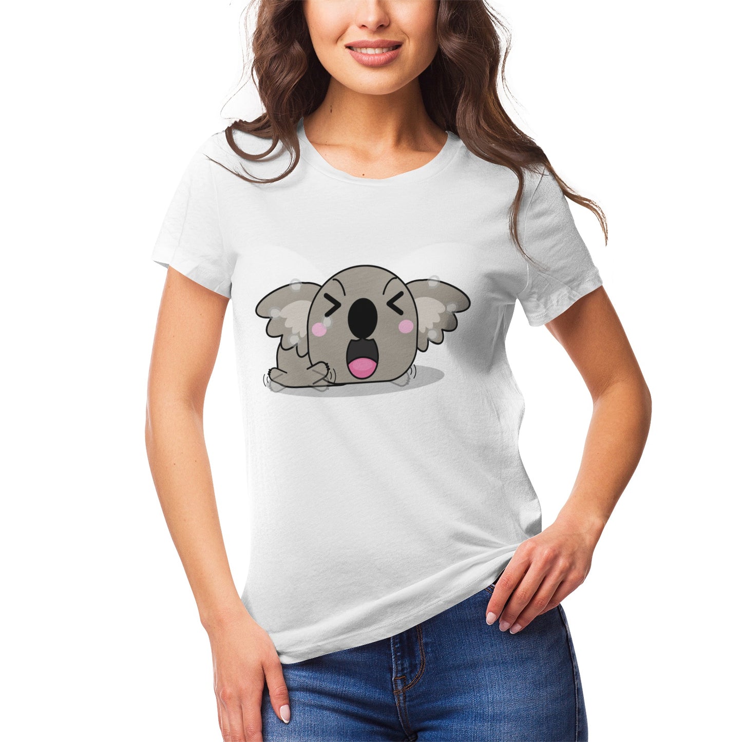 Koala Serie 24 Women's Ultrasoft Pima Cotton T‑shirt - DromedarShop.com Online Boutique