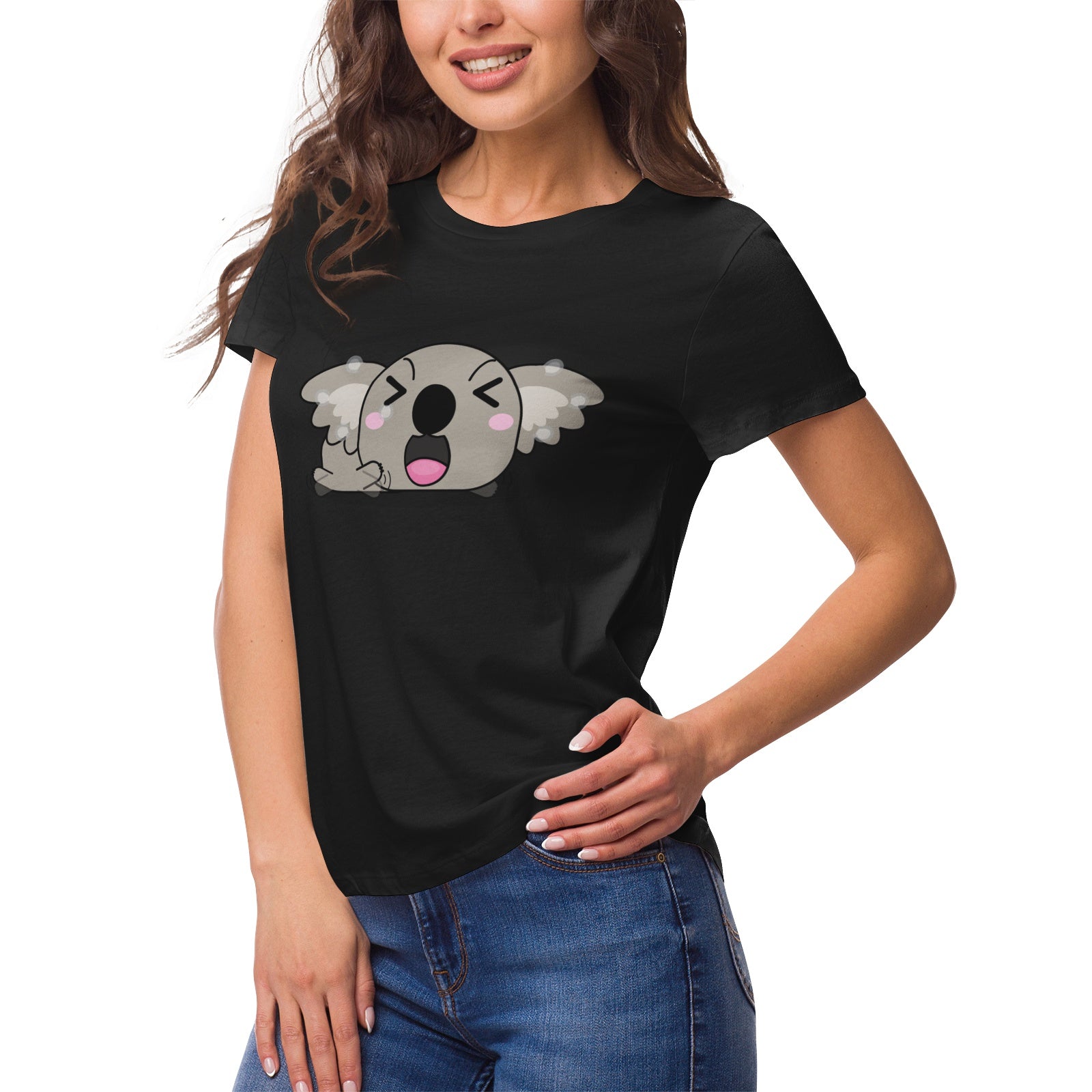 Koala Serie 24 Women's Ultrasoft Pima Cotton T‑shirt - DromedarShop.com Online Boutique