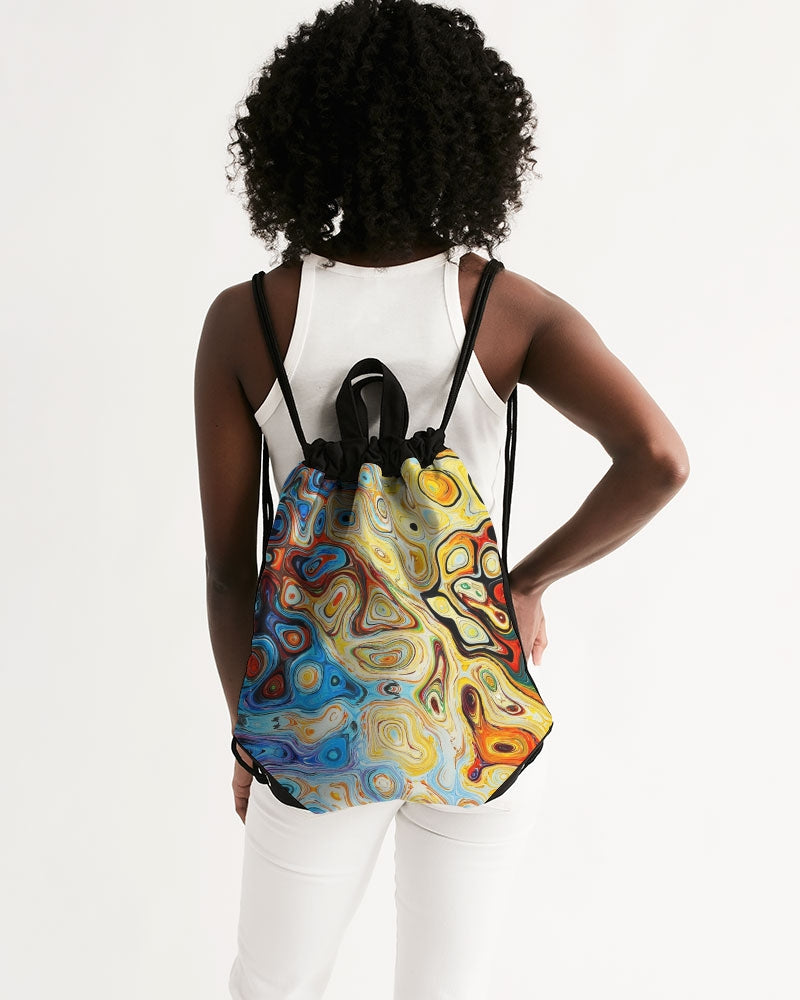 You Like Colors Canvas Drawstring Bag DromedarShop.com Online Boutique