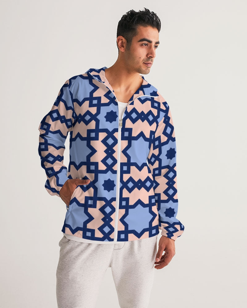 The Square Arabic pattern Men's Windbreaker DromedarShop.com Online Boutique