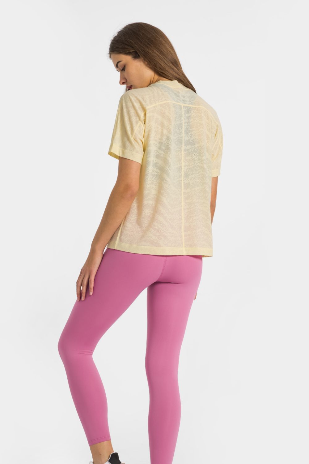 Breathable and Lightweight Short Sleeve Sports Top - DromedarShop.com Online Boutique