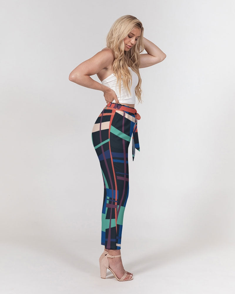 Weave Women's Belted Tapered Pants DromedarShop.com Online Boutique