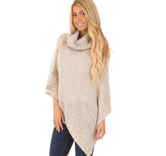 Women Elegant Knitted Oversize Pullover - DromedarShop.com Online Boutique