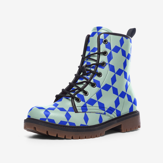 The Miracle of the East Blue Casual Leather Lightweight Unisex Boots DromedarShop.com Online Boutique