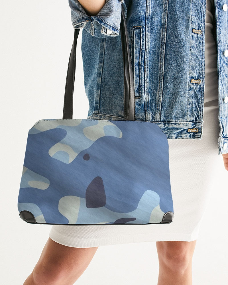 Blue Maniac Camouflage Shoulder Bag DromedarShop.com Online Boutique