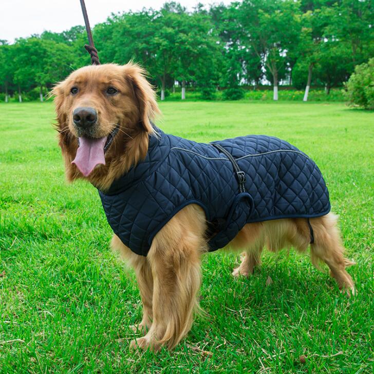 Dog Clothes Winter Thickening Warm Pet Reflective Outdoor Jacket Coat DromedarShop.com Online Boutique
