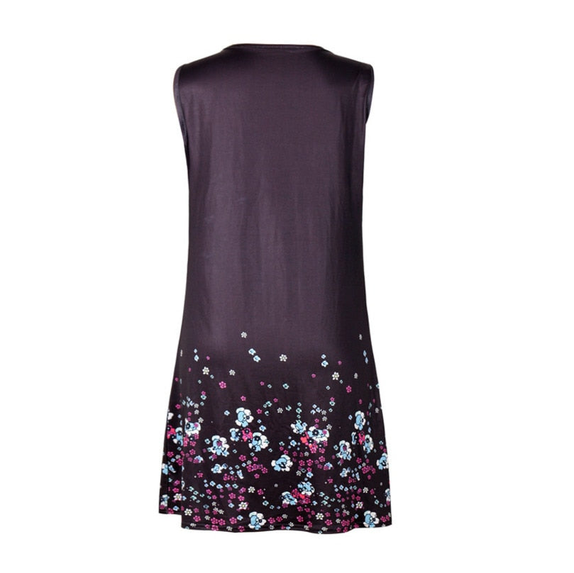 Women  Sleeveless Summer Plus Size Beach Dress DromedarShop.com Online Boutique