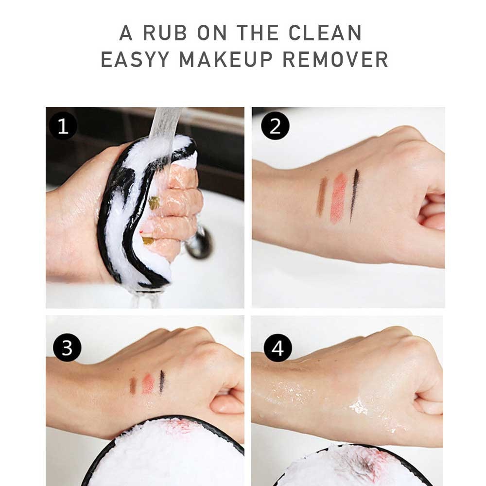 Microfiber Cloth Pads Facial Makeup Remover Puff DromedarShop.com Online Boutique